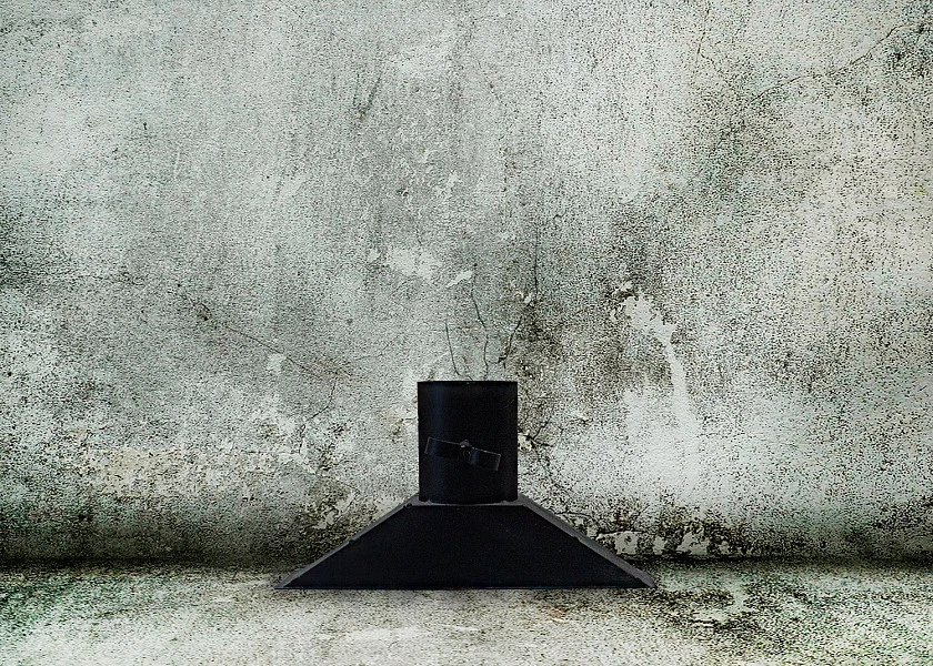 80 cm wood-fired oven set with door, flue and 3 roasting racks