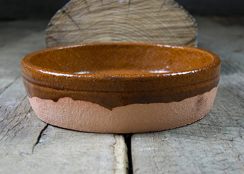 Cazuela de barro de ración