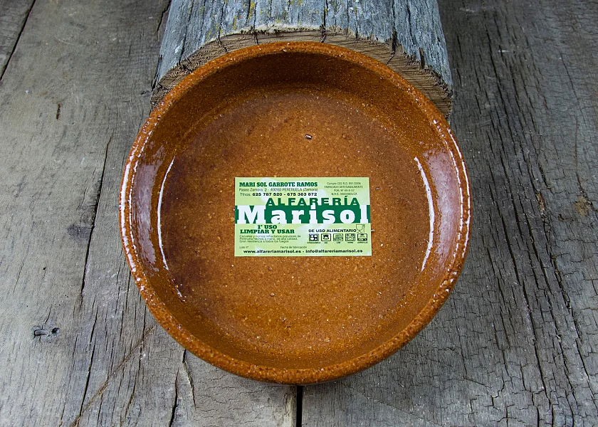 Cazuela de barro de ración