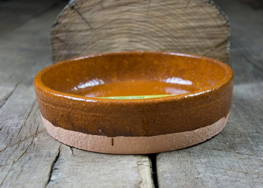 Cazuela de barro de ración