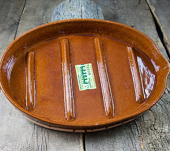 Lote de 3 asadores de barro: 60 cm, 50 cm y 40 cm Lote de 3 asadores de barro: 60 cm, 50 cm y 40 cm