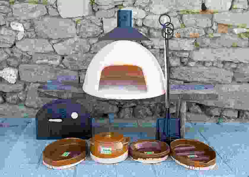 Lote de Horno, accesorios, asadores, olla y paellera