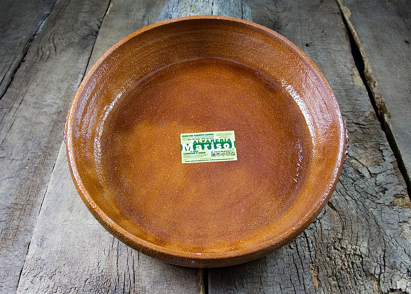 Paellera de barro