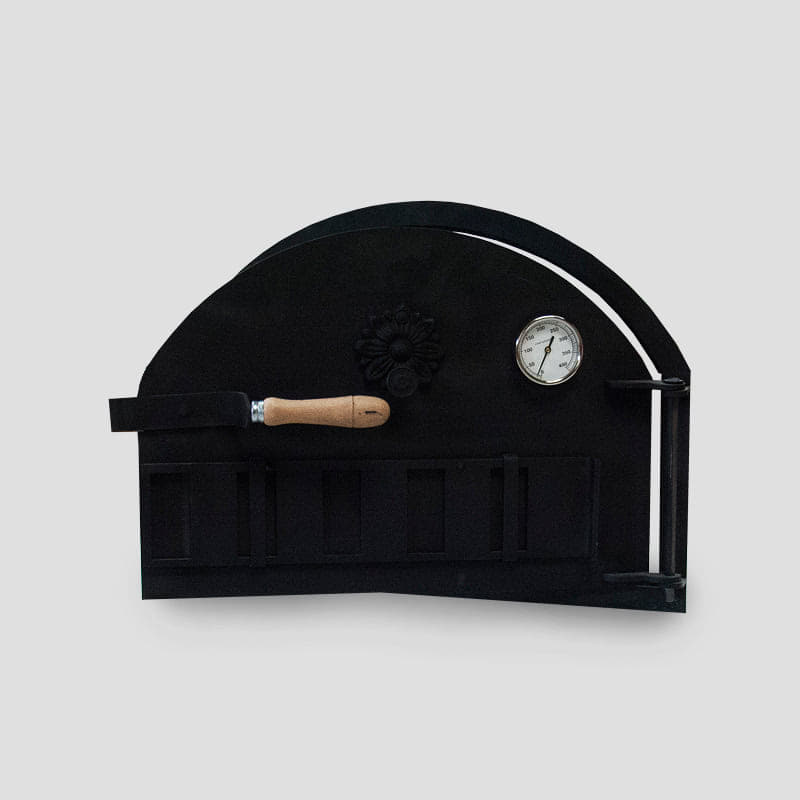 Puerta para horno leña 46x36 cm con mirilla ventilacion termometro :  .com.mx: Productos Handmade